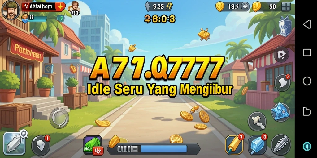 Screenshot A7777 menampilkan gameplay yang mengasyikkan dan grafis menarik.