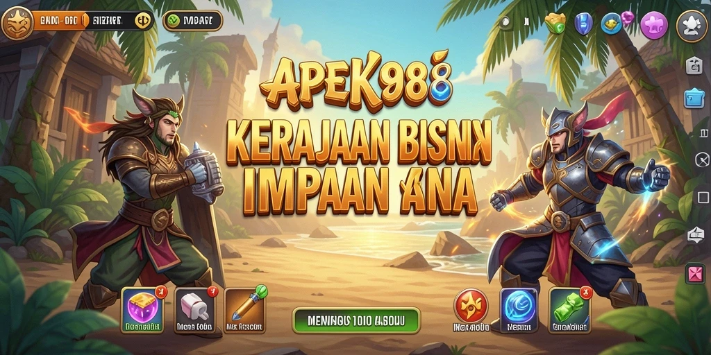 Tampilan menarik dari gameplay APEK88 yang penuh strategi.