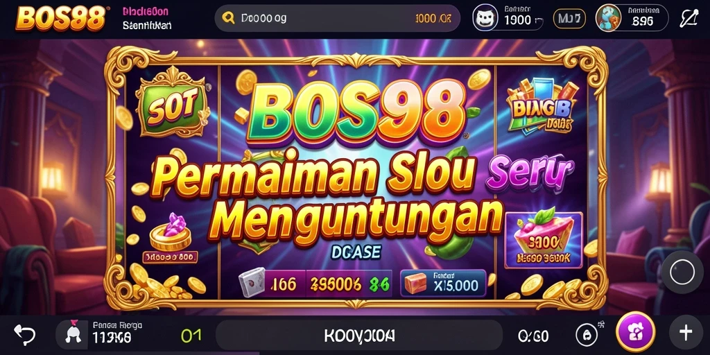 Screenshot utama BOS88 menunjukkan gameplay menarik dan seru dari permainan Slot.