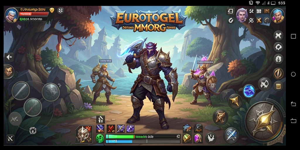 Screenshot gameplay EUROTOGEL menampilkan petualangan seru dalam dunia MMORPG.
