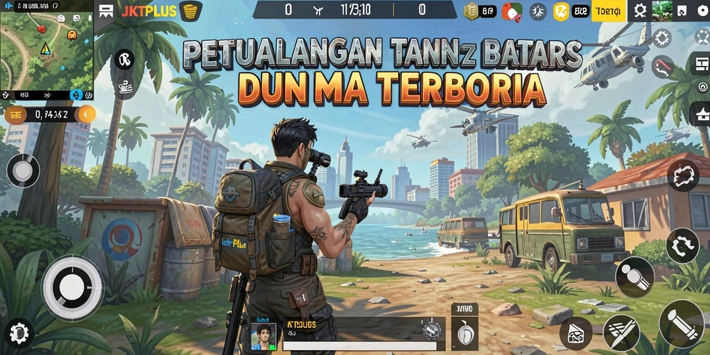 Tampilan menarik dari gameplay JKTPLUS di dunia terbuka.