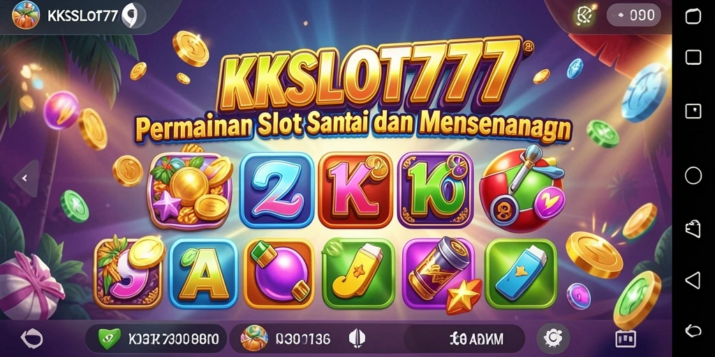 Tampilan gameplay KKSLOT777 yang mengasyikkan dan penuh warna.