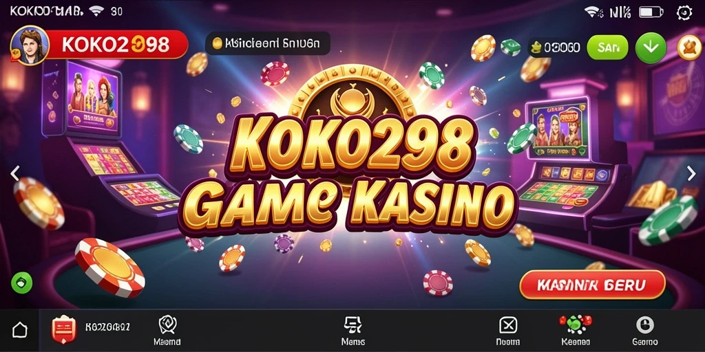 Screenshot gameplay KOKO288 yang menunjukkan serunya bermain Kasino.