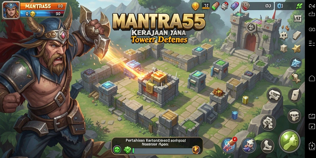 Tangkapan layar gameplay MANTRA55 yang seru dan menegangkan.