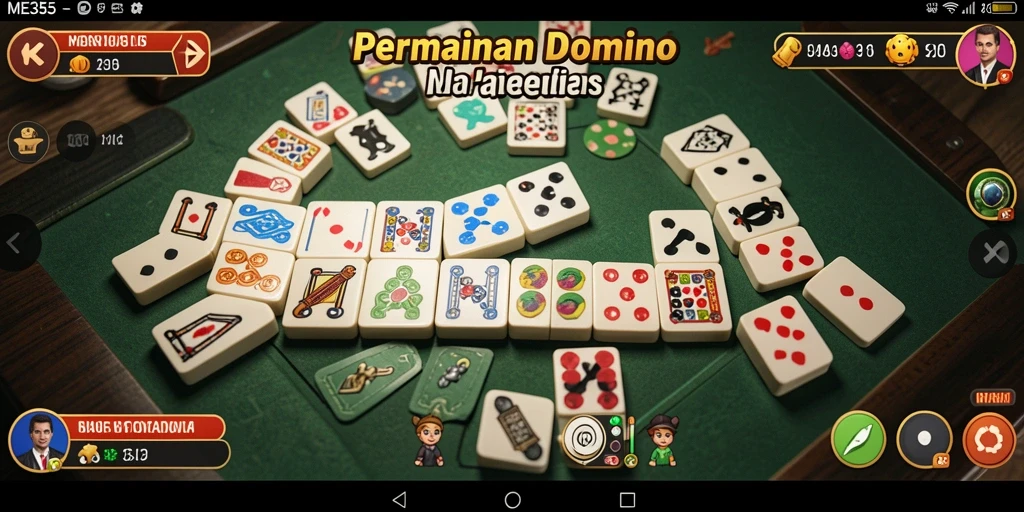 Gameplay seru ME355 yang menghadirkan kesenangan bermain Domino.