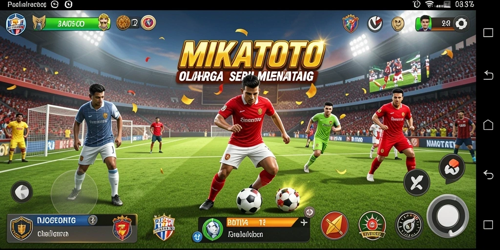 Screenshot MIKATOTO menampilkan gameplay olahraga yang seru dan interaktif.