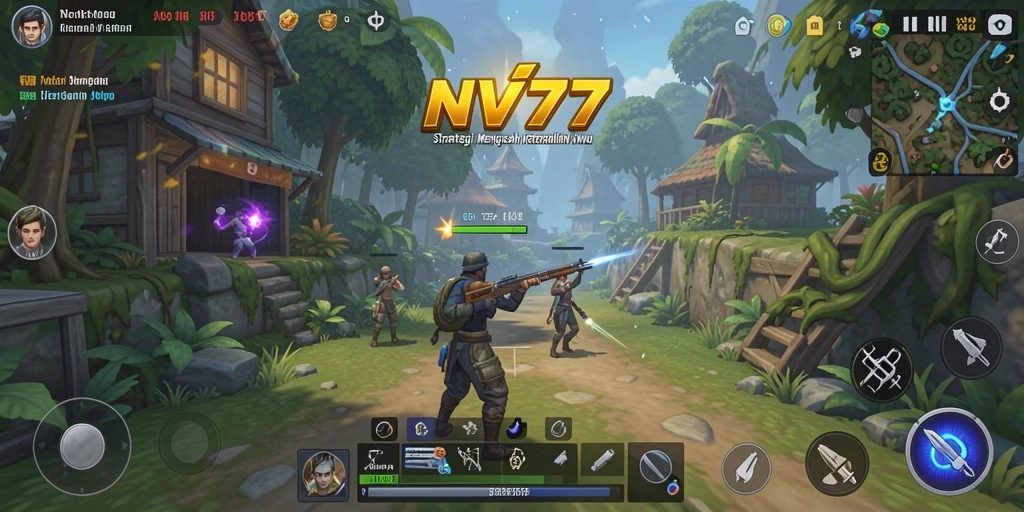 Tampilan gameplay NV77 yang menarik dan strategis.