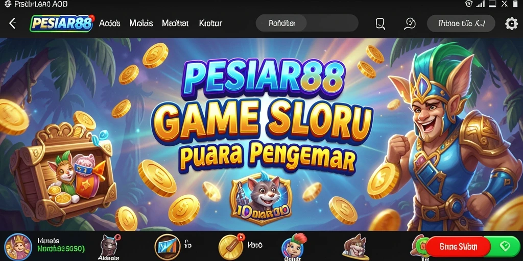 Screenshot PESIAR88 menunjukkan gameplay slot yang mengasyikkan.