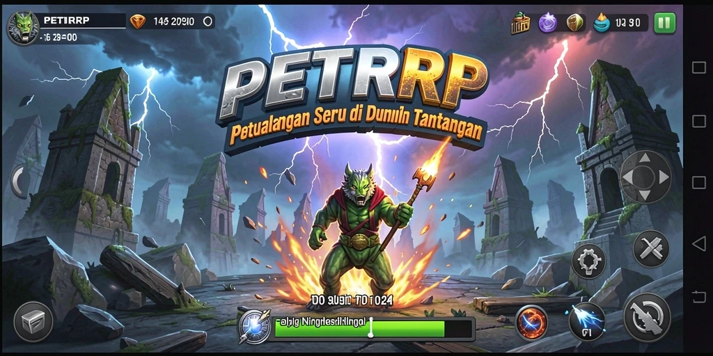 Gameplay seru PETIRRP penuh dengan petualangan mendebarkan.