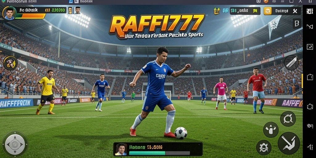 Tampilan gameplay seru dari RAFFI777 dalam kategori olahraga.