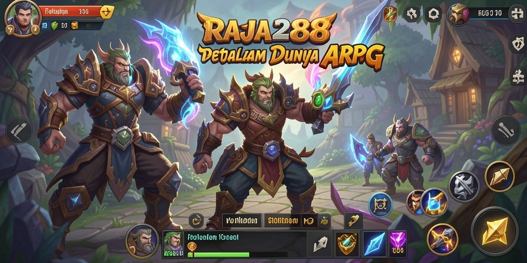 Screenshot gameplay RAJA288 menampilkan aksi mendebarkan di dunia ARPG.