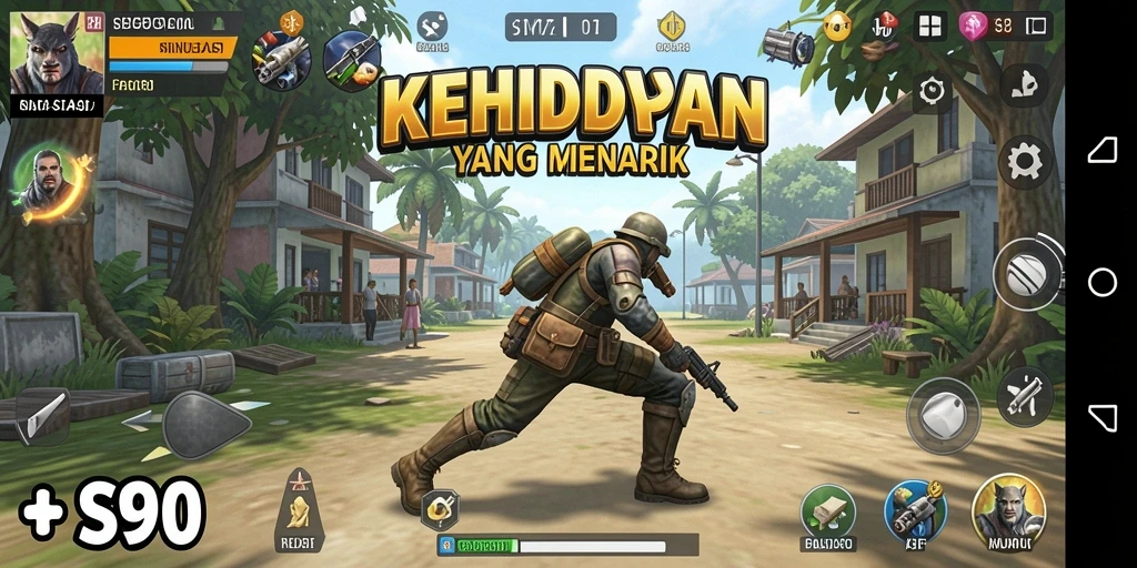 Tampilan gameplay S80 yang menakjubkan dalam simulasi kehidupan.
