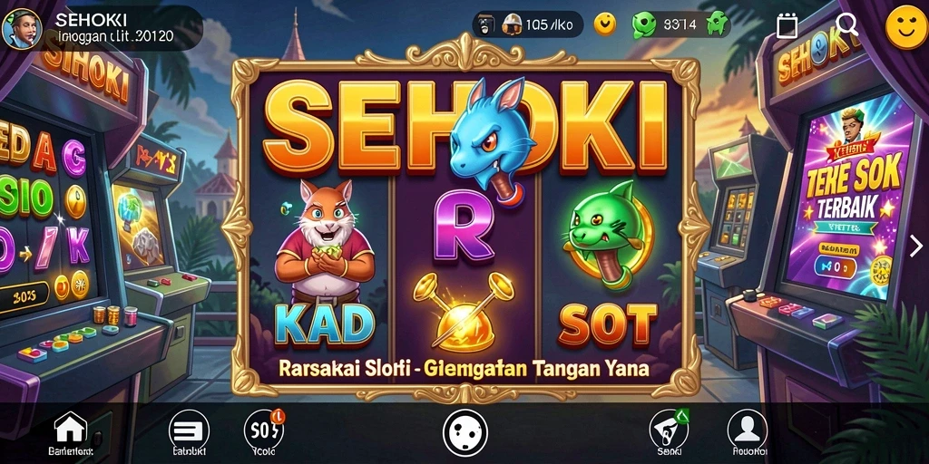 Tampilan gameplay Slot yang mendebarkan di SEHOKI.
