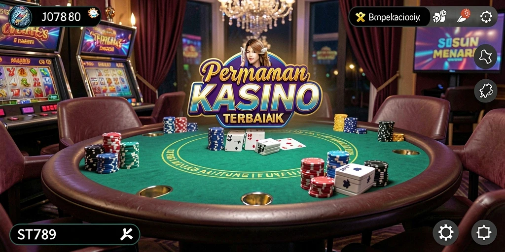 Screenshot utama ST789 menampilkan gameplay kasino yang menarik dan penuh aksi.